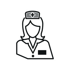 female women Gynaecology related  vector icon in white background 