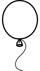 Baloon Coloring Page