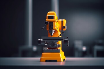 Fototapeta premium Milling machine robot. Generate Ai