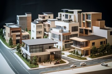 Modern contemporary housing furniture. Generate Ai