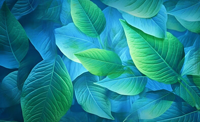 green leaves background