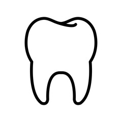 Tooth Vector icon. teeth illustration sign. dentist logo or symbol.