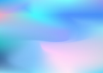 Vector gradient mesh hologram background with vibrant colors. Gradient abstract background.