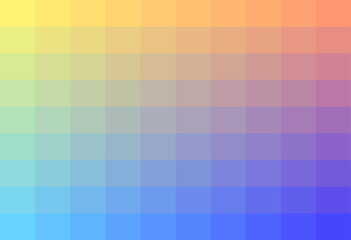 Vector illustration of color swatch. Vector gradient flat colors palette swatches set.