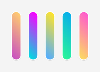 Vector colorful gradient background collection