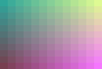 Obraz premium Vector illustration of color swatch. Vector gradient flat colors palette swatches set.