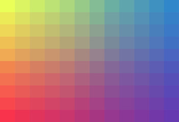 Vector illustration of color swatch. Vector gradient flat colors palette swatches set.
