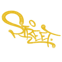 illustration Black graffiti tag lettering aerosol can spray paint