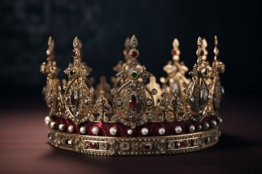 Royal crown. Generate Ai
