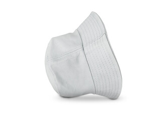 White bucket hat PNG transparent