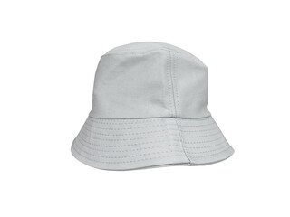 White bucket hat PNG transparent