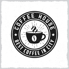 Coffee shop and badge collection vintage logo