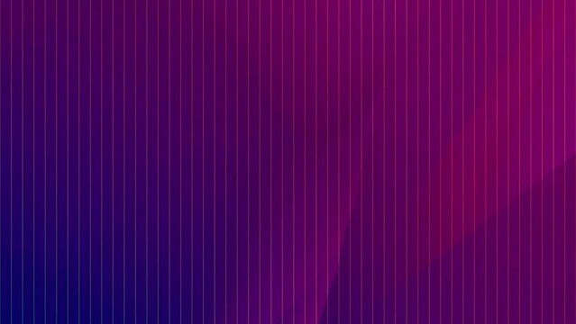 Striped bright pink purple blue background. Abstract vibrant opening, intro. Colorful texture with moving vertical lines. Summer night color palette. Geometric animation for presentation cover banner