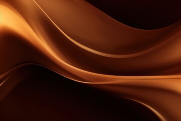 Brown abstract background. Copper colored smooth background. Copper color wallpaper background. Generative AI.