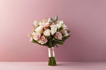 Wedding nature bouquet. Generate Ai