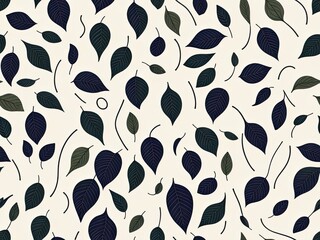 seamless pattern with leaves	
