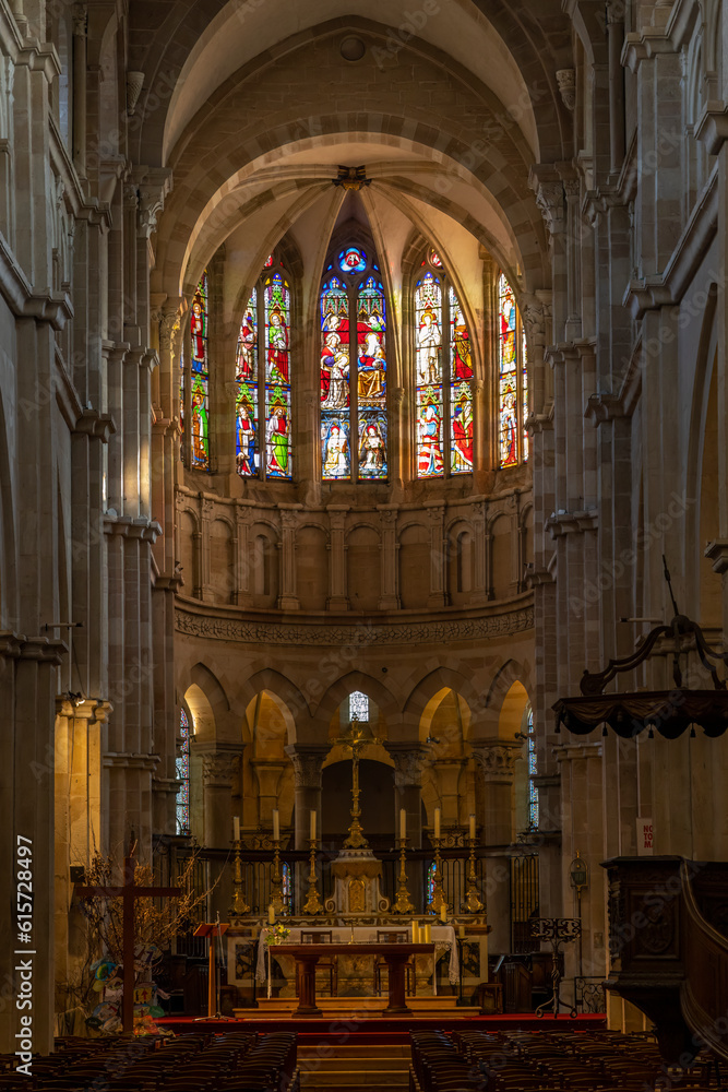 Canvas Prints basilique notre-dame de beaune, beaune, burgundy, france