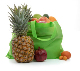 Fruits green bag