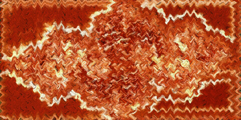 orange gold marbling pattern from Julia set fractal design wavy