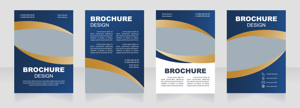 Advertising health treatment blank brochure design. Healthcare. Template set with copy space for text. Premade corporate reports collection. Editable 4 paper pages. Myriad Pro, Arial fonts used