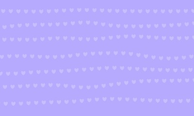 purple pastal  background with white hearts , seamless pattern