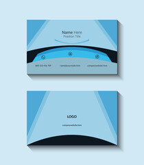 vector business card design template