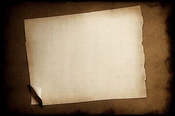 blank sheet of paper. AI Generated