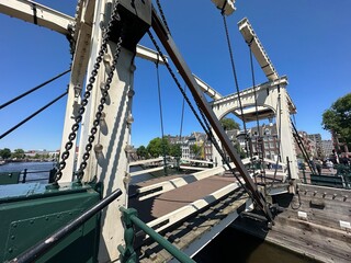 Zugbrücke in Amsterdam