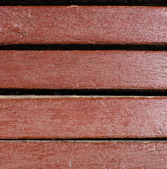 The boards are dilapidated, the panels are painted brown, paint.