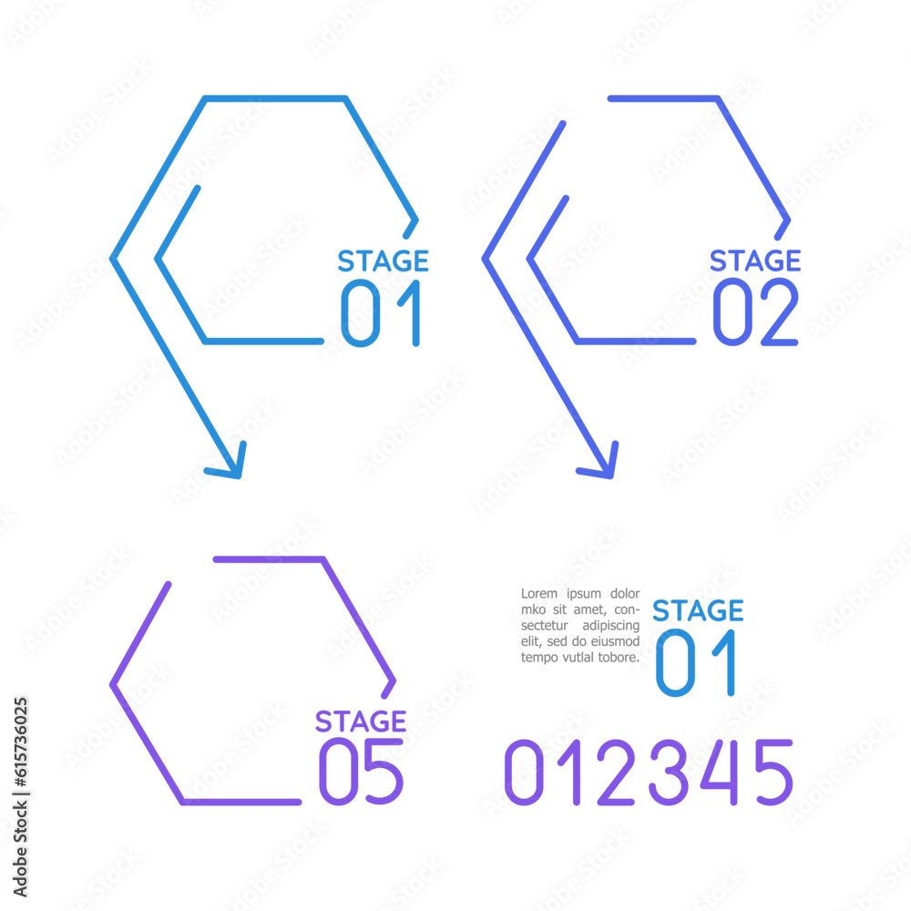 Poster clinical research phases infographic chart design element set. abstract vector symbols for infochart