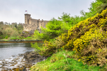 Dunvegan castle view, Scotland, Isle of Skye