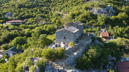 Skadar lake river bends, Montenegro