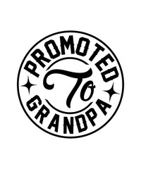 promoted to grandpa svg design