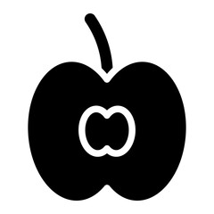 half apple glyph 