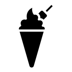 ice cream glyph 