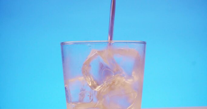 Iced tea lemonade, grape ade, and advertising video shooting on a colored background.
May 26, 2022