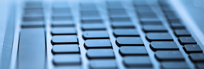 Fototapeta premium notebook keyboard background