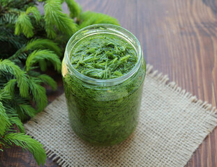 Fir bud syrup for immunity