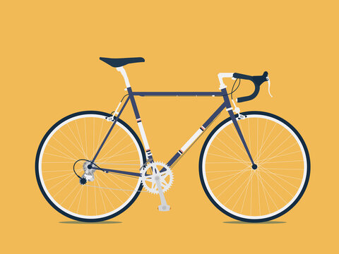 Retro Road Bike Violet