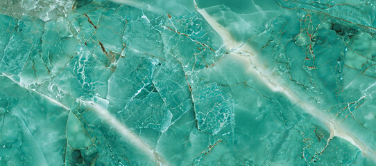 Turquoise Green marble texture background, natural Emperador stone, exotic breccia marble for...