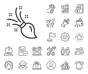 Wall paintbrush sign. Salaryman, gender equality and alert bell outline icons. Paint brush line icon. Creative drawing art symbol. Brush line sign. Spy or profile placeholder icon. Vector