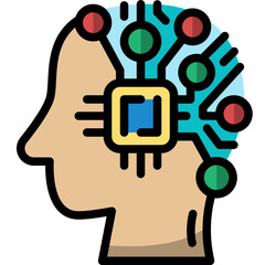 humanoid filled outline icon