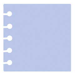 blue sheet of paper