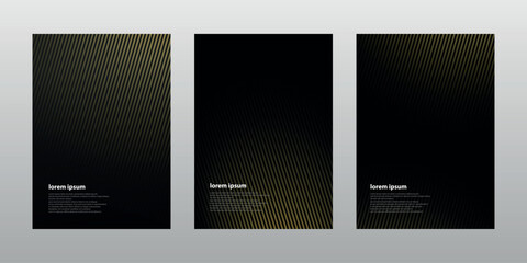 Premium Dark Background with Luxury Geometric Dark Slice Shapes Package
