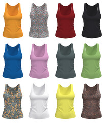 Women's Tank Top. Sleeveless shirt