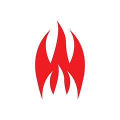 fire icon vector