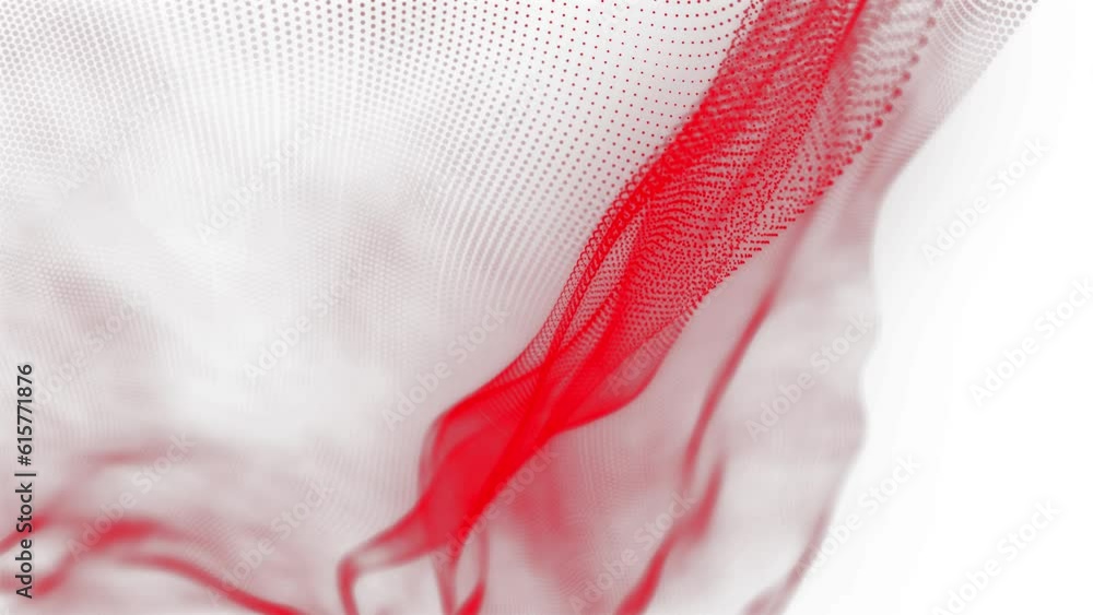 Poster technology background. abstract digital particle wave. futuristic dotted wave. network connection st
