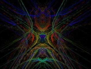 Imaginatory fractal abstract background Image