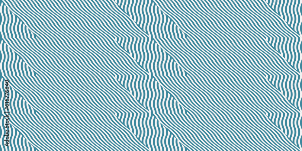 Leinwandbilder modern abstract geometric retro vector seamless diagonal pattern with simple elements and shapes. gr