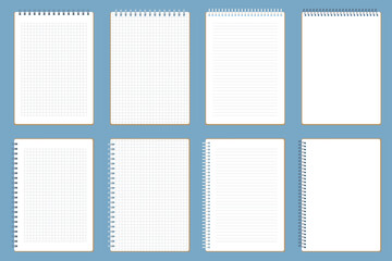 Notebook mockup, school notebook, Blank mock up